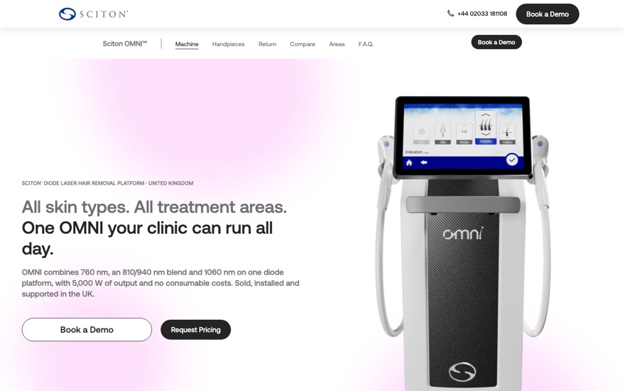 Preview of the C2 LHR Equipment landing page